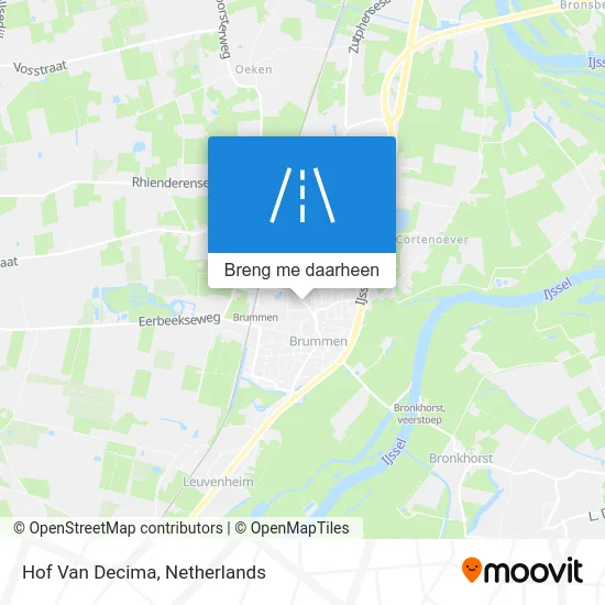 Hof Van Decima kaart