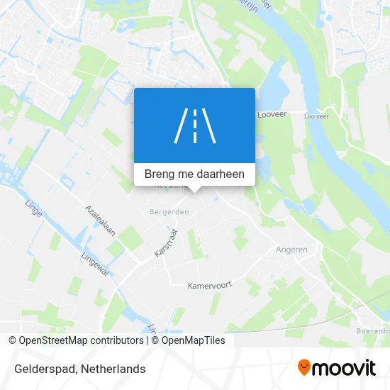 Gelderspad kaart