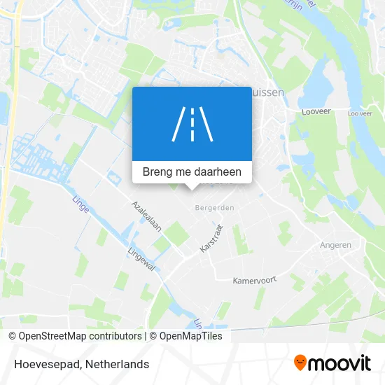 Hoevesepad kaart