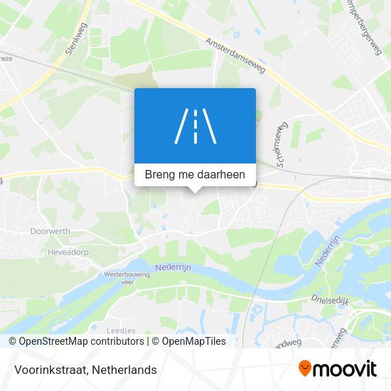 Voorinkstraat kaart