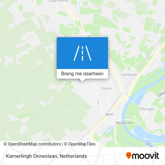 Kamerlingh Onneslaan kaart