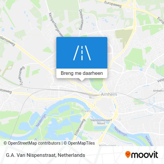 G.A. Van Nispenstraat kaart