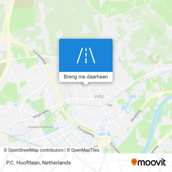 P.C. Hooftlaan kaart