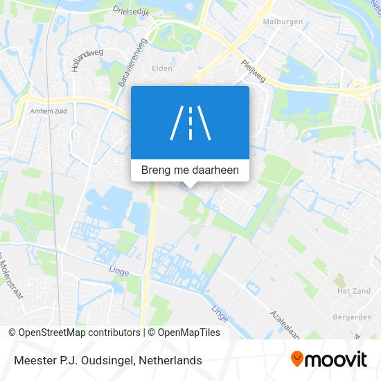 Meester P.J. Oudsingel kaart
