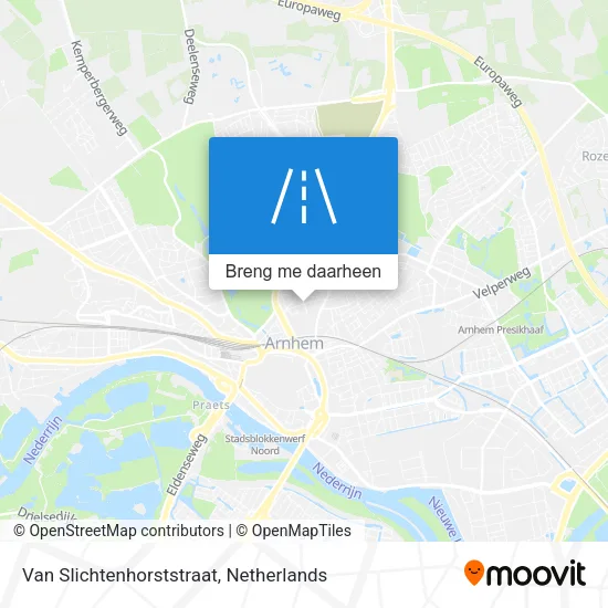 Van Slichtenhorststraat kaart