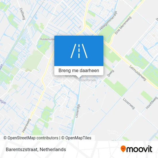 Barentszstraat kaart