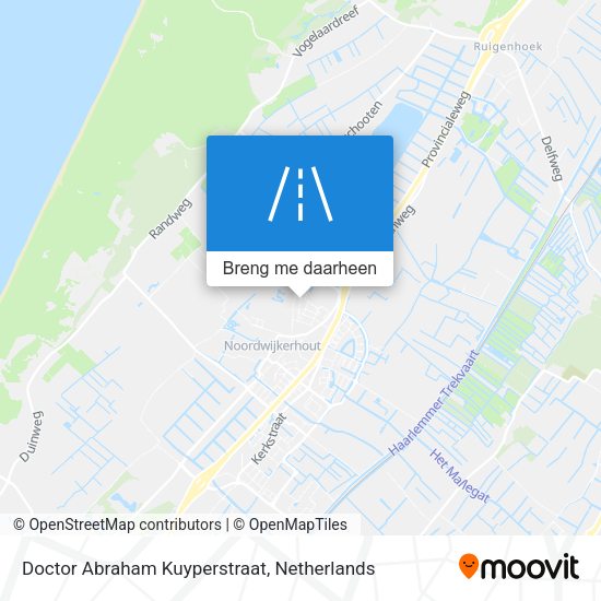 Doctor Abraham Kuyperstraat kaart