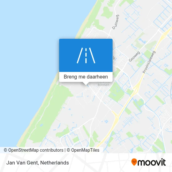 Jan Van Gent kaart