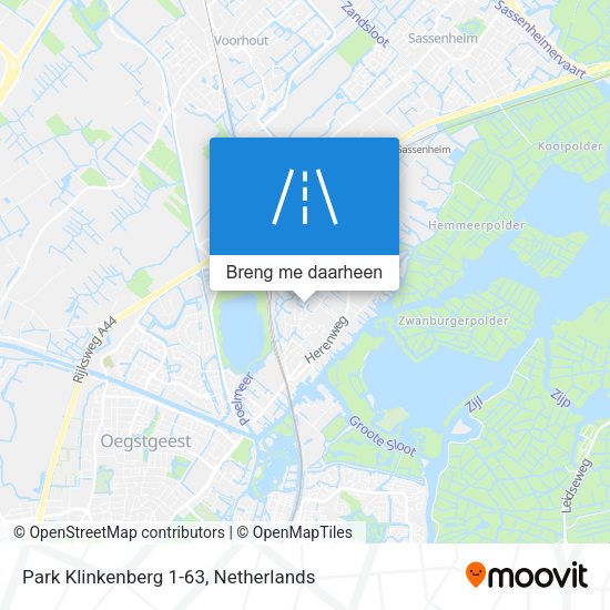 Park Klinkenberg 1-63 kaart