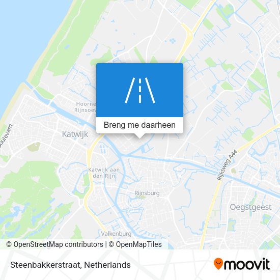 Steenbakkerstraat kaart