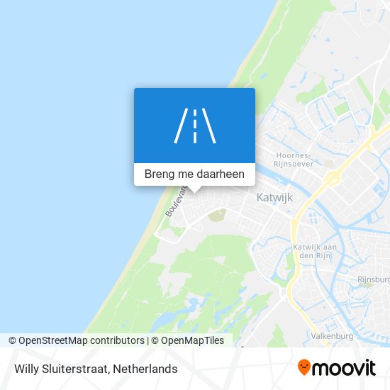 Willy Sluiterstraat kaart