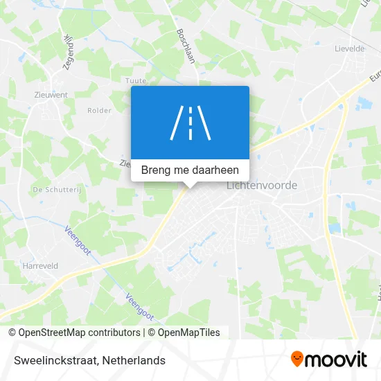 Sweelinckstraat kaart