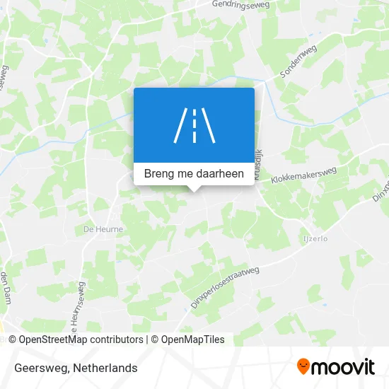 Geersweg kaart