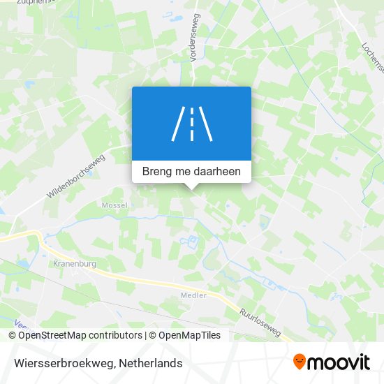 Wiersserbroekweg kaart