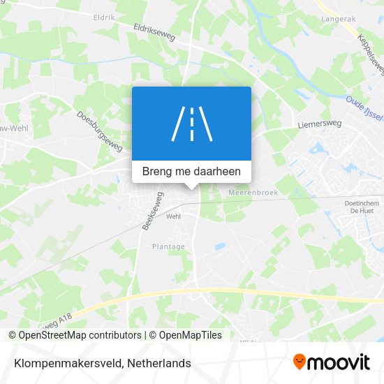 Klompenmakersveld kaart