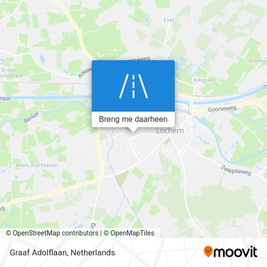 Graaf Adolflaan kaart