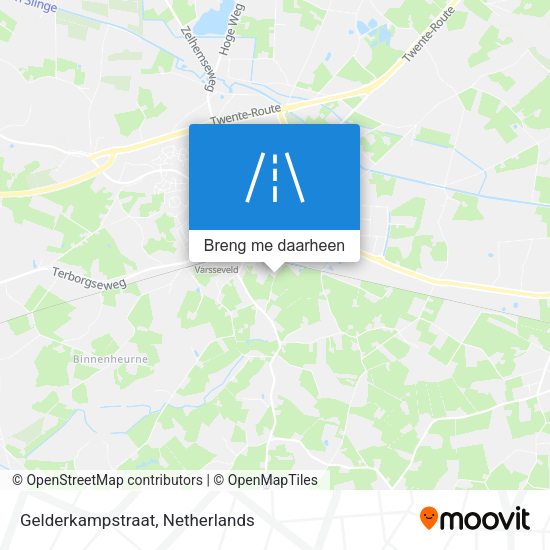 Gelderkampstraat kaart