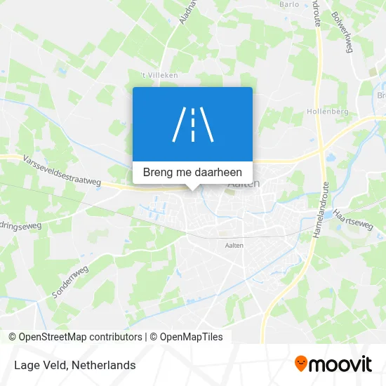 Lage Veld kaart