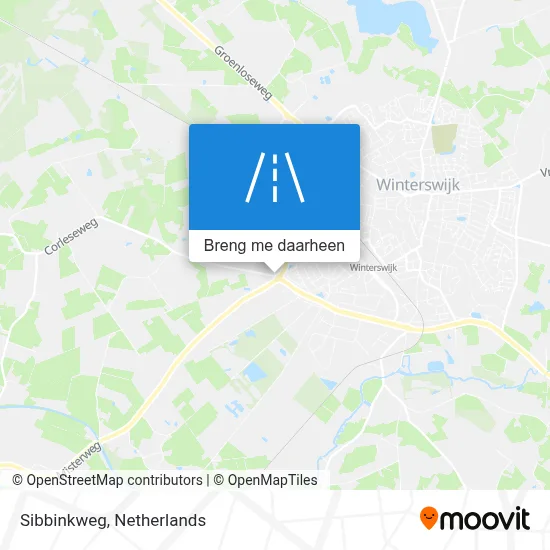 Sibbinkweg kaart