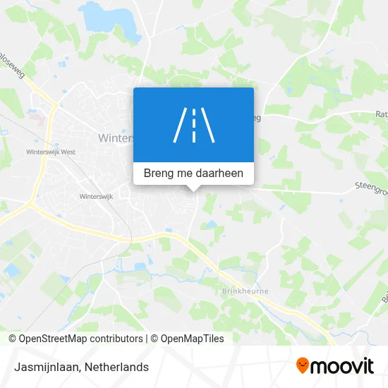 Jasmijnlaan kaart