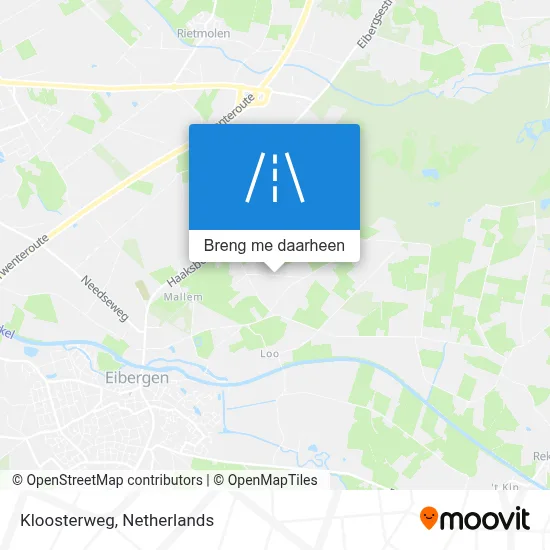 Kloosterweg kaart