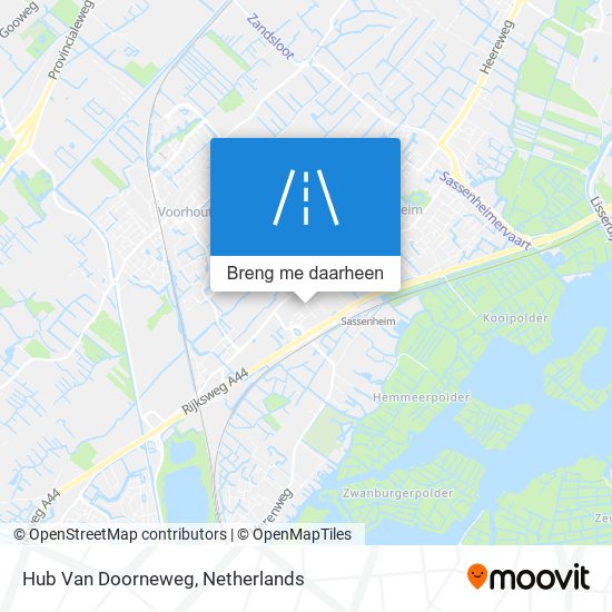 Hub Van Doorneweg kaart