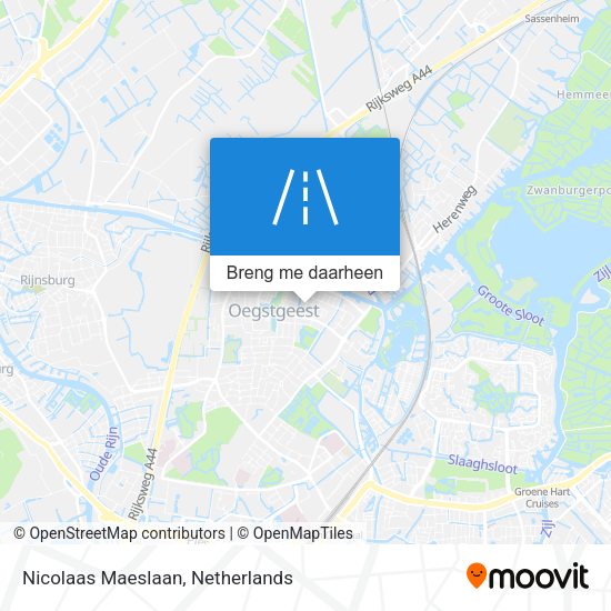 Nicolaas Maeslaan kaart