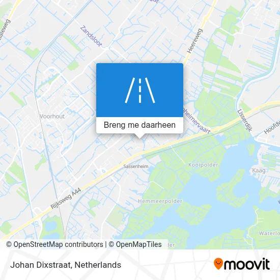 Johan Dixstraat kaart