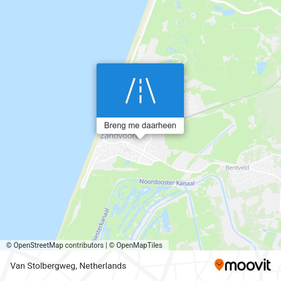 Van Stolbergweg kaart