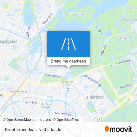 Drontermeerlaan kaart