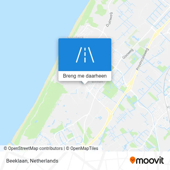 Beeklaan kaart