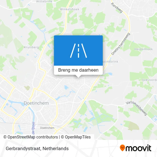 Gerbrandystraat kaart