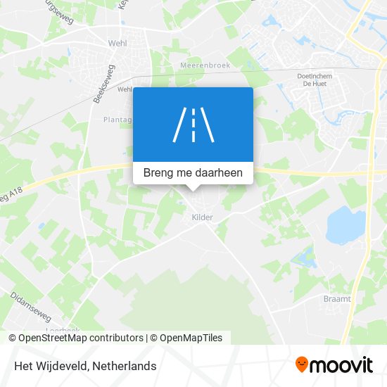 Het Wijdeveld kaart