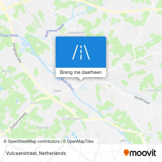 Vulcaanstraat kaart