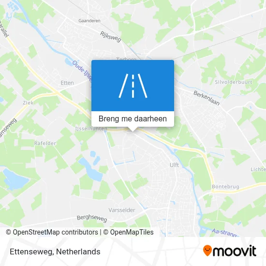 Ettenseweg kaart