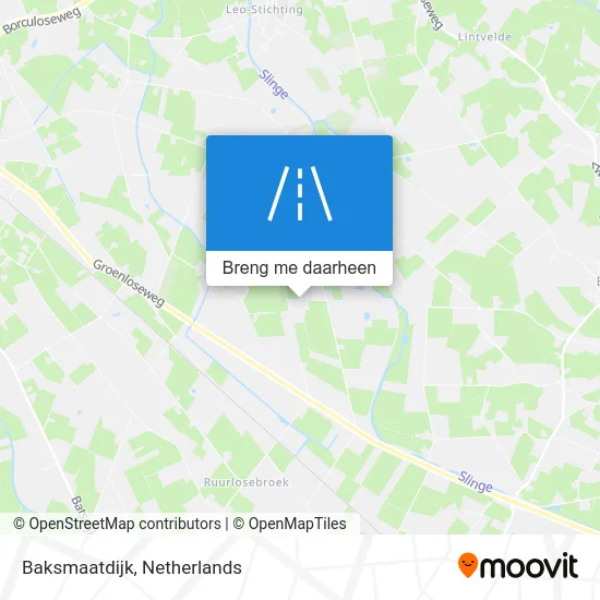 Baksmaatdijk kaart
