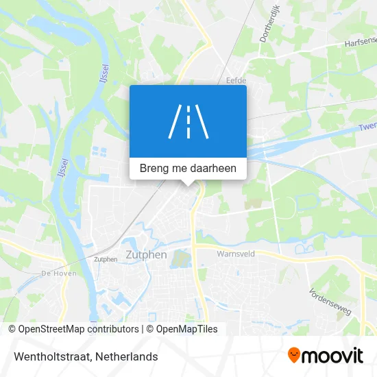 Wentholtstraat kaart