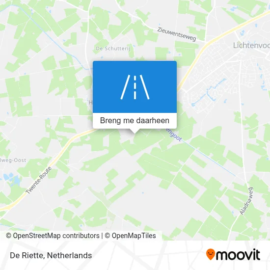 De Riette kaart