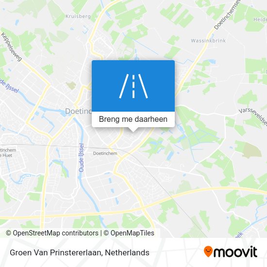 Groen Van Prinstererlaan kaart