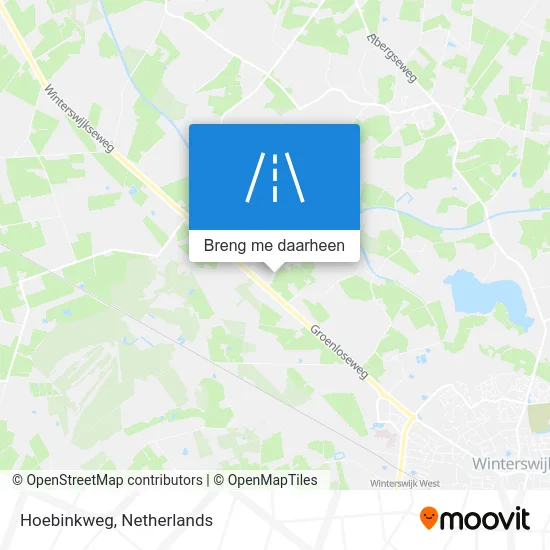 Hoebinkweg kaart