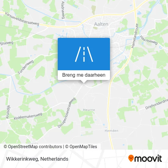 Wikkerinkweg kaart