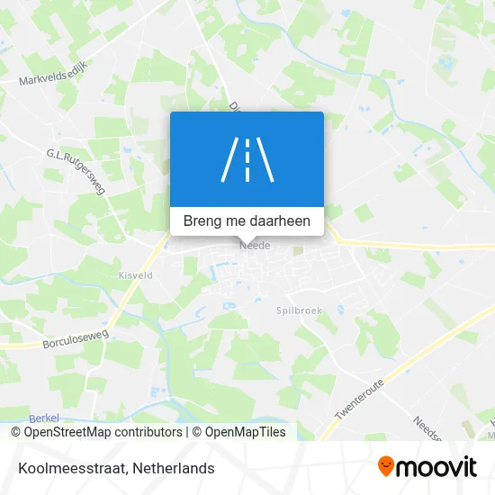 Koolmeesstraat kaart
