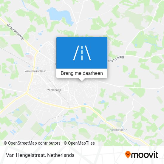Van Hengelstraat kaart