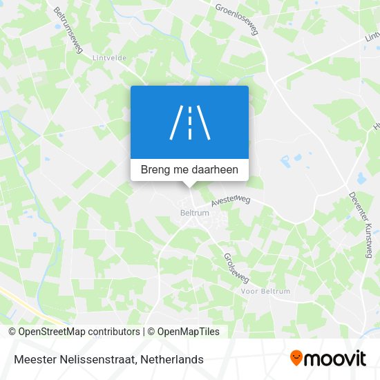Meester Nelissenstraat kaart