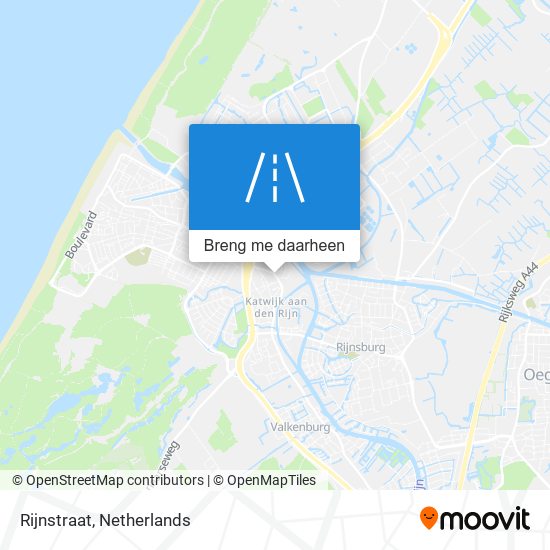 Rijnstraat kaart