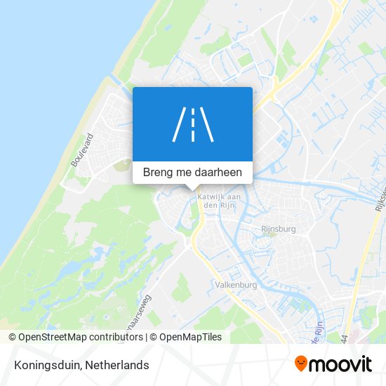 Koningsduin kaart