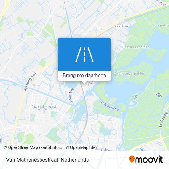 Van Mathenessestraat kaart