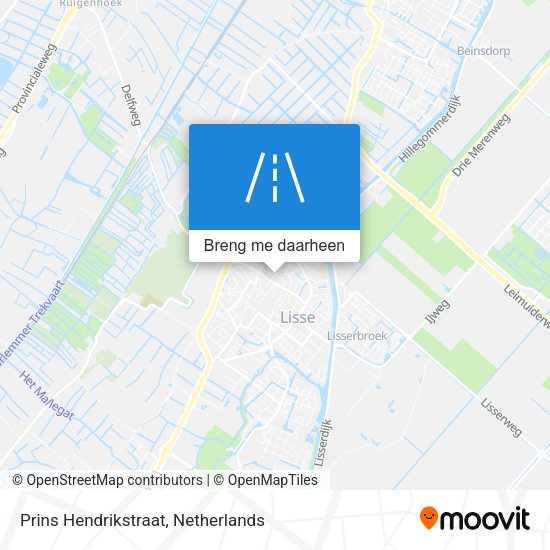 Prins Hendrikstraat kaart
