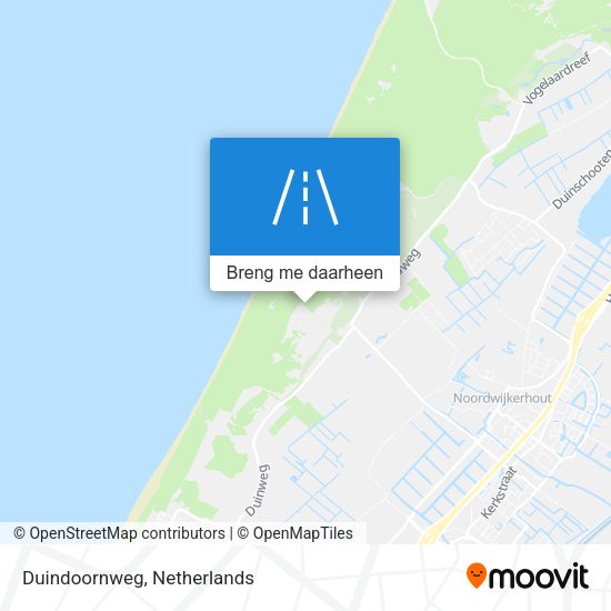 Duindoornweg kaart