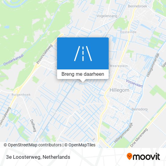 3e Loosterweg kaart